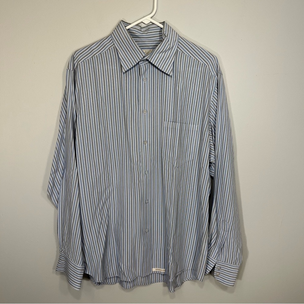 Ted Baker London Shirt Specialist Button Up Shirt Mens S Blue Stripes